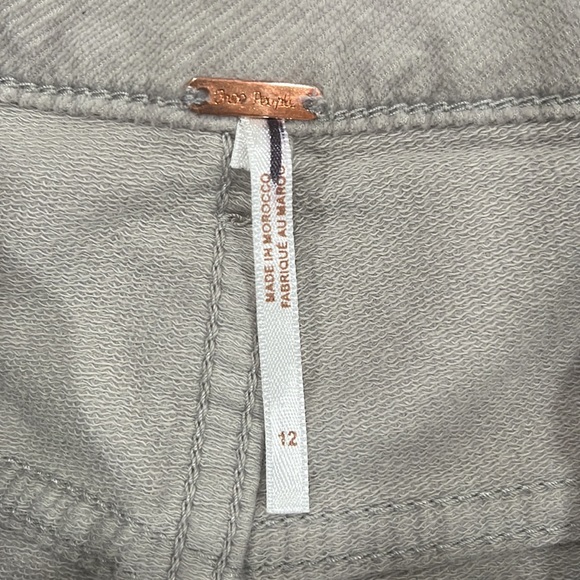 Free People Gray Straight Leg Pants - Picture 9 of 12